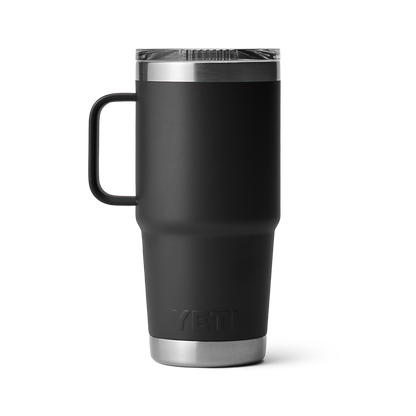 YETI RAMBLER 20OZ TRAVEL MUG - BLACK